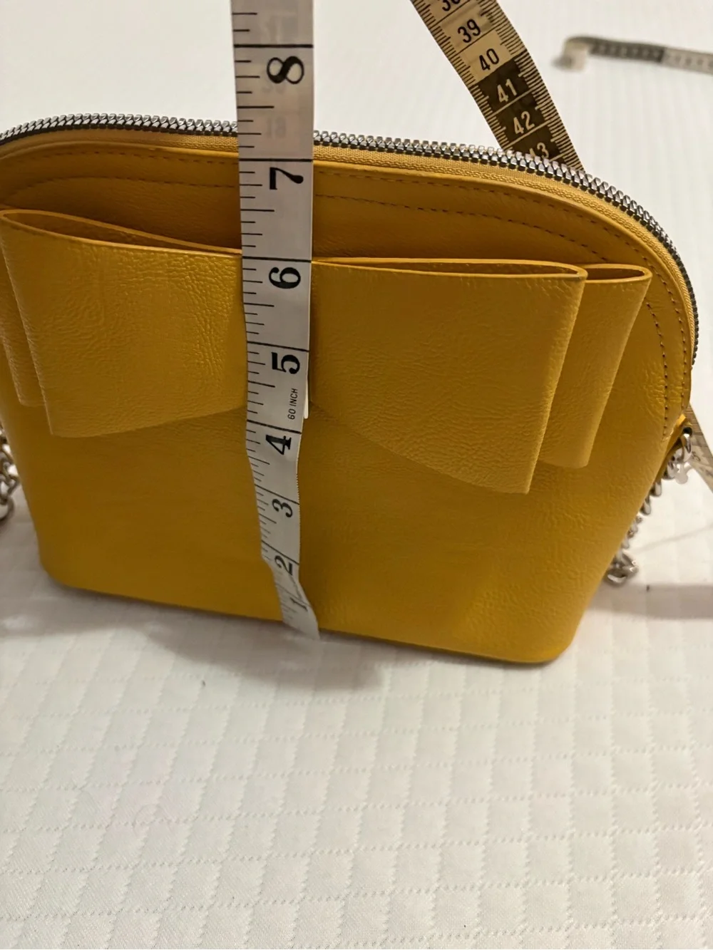 Betsey Johnson Yellow Bow Crossbody Bag - Picture 11 of 13